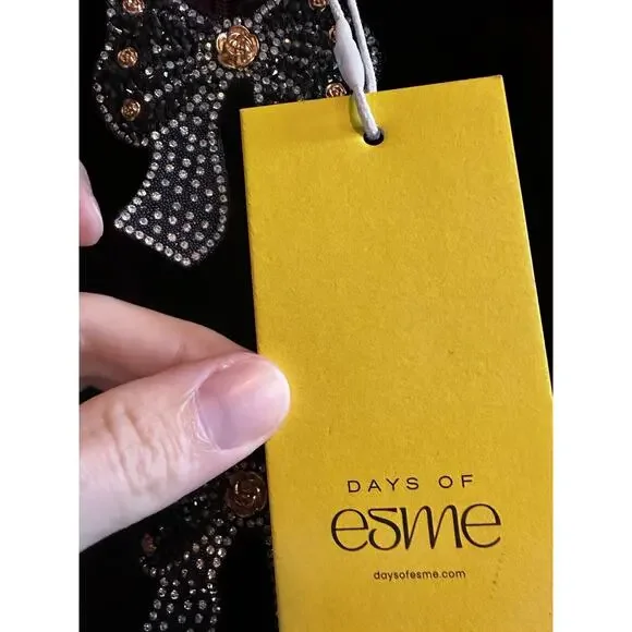 ESME THE GREAT GATSBY VELVET MIDI DRESS Size Small Whimsy Goth Holiday Keyhole - Picture 5 of 12